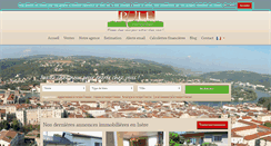 Desktop Screenshot of pole-immobilier38.com